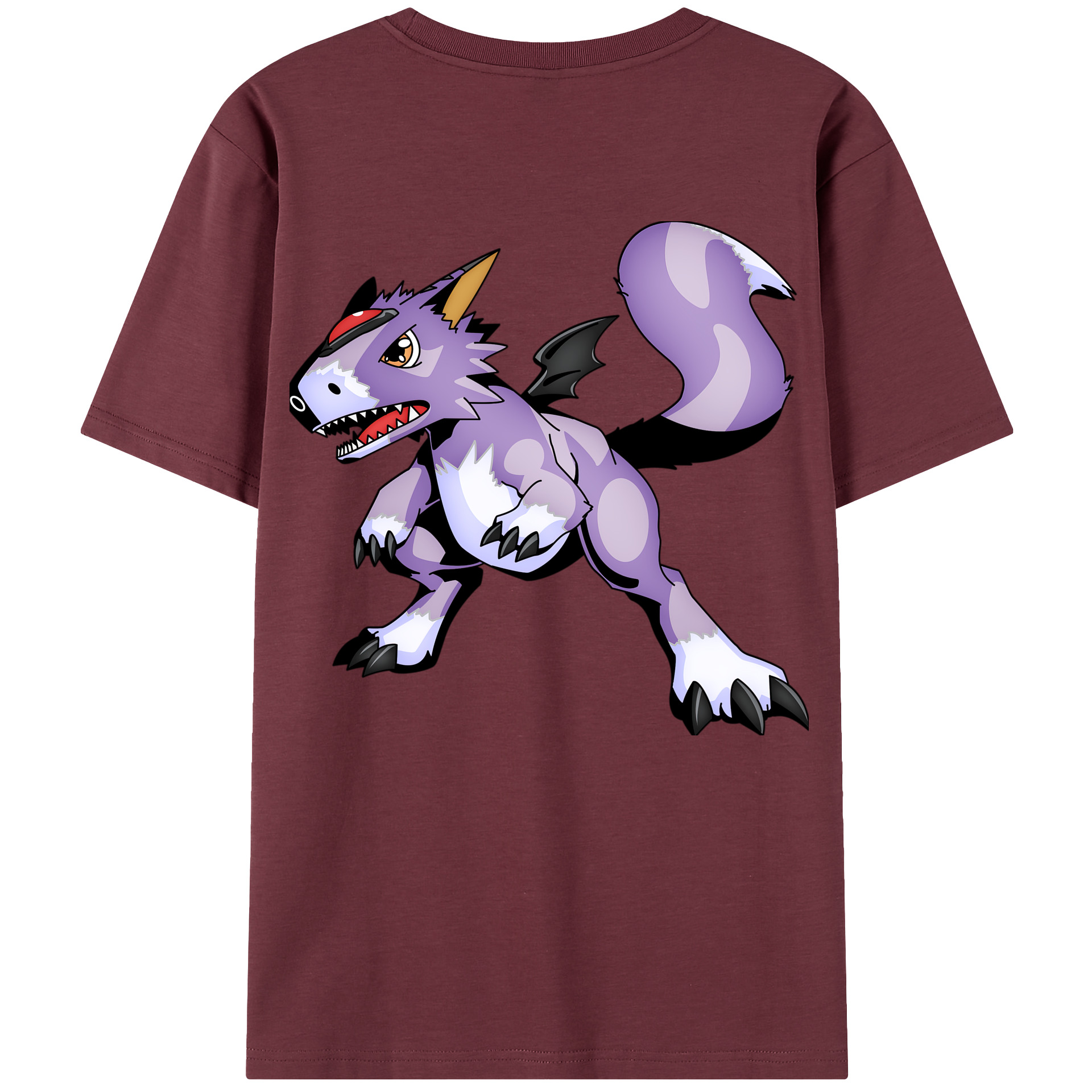 （画像用） Digimon デジタルモンスター/デジモン 綿100％半袖Tシャツ（背面プリント）